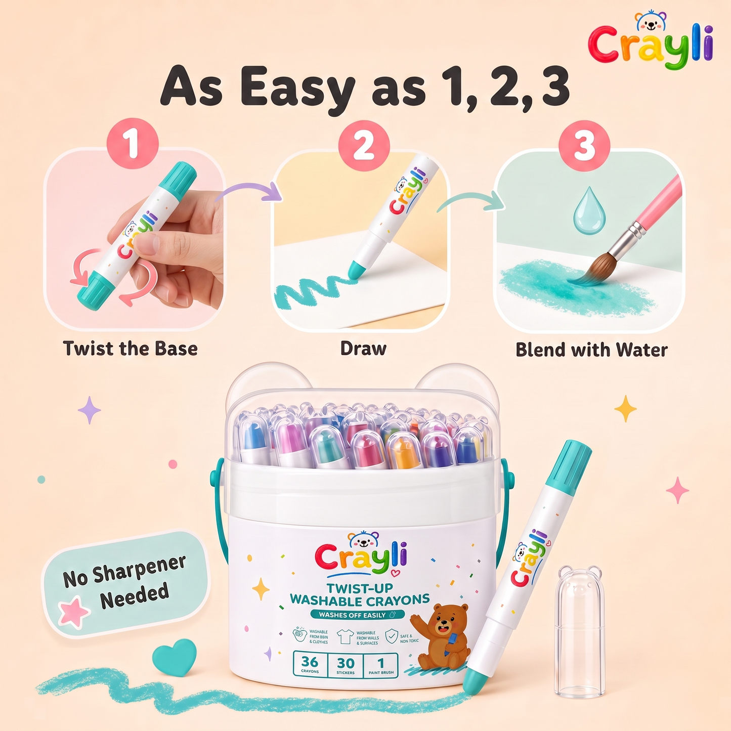 Crayli™ Crayons